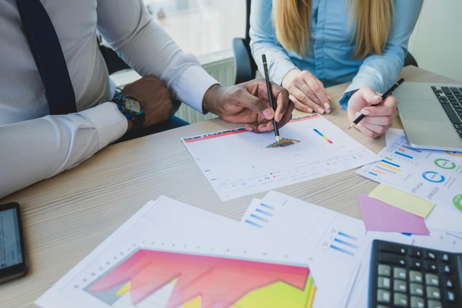 Couples discussing shared financial goals and responsibilities